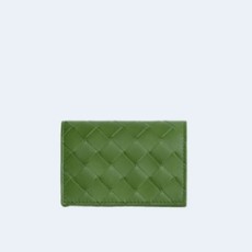 보테가 베네타 인트레치아토 명함 케이스 아보카도